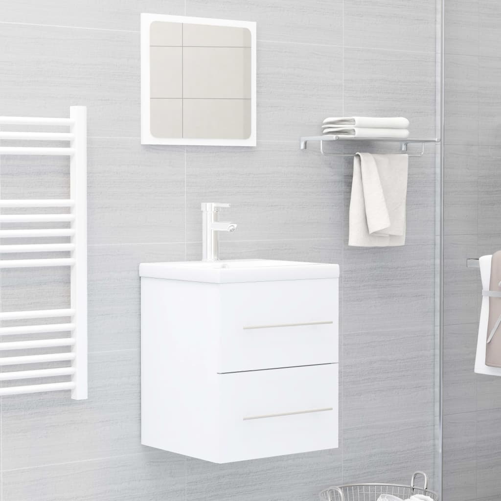 vidaXL Dulap pentru chiuvetă, alb, 41x38,5x48 cm, PAL vidaXL Dulap pentru chiuvetă, alb, 41x38,5x48 cm, PAL