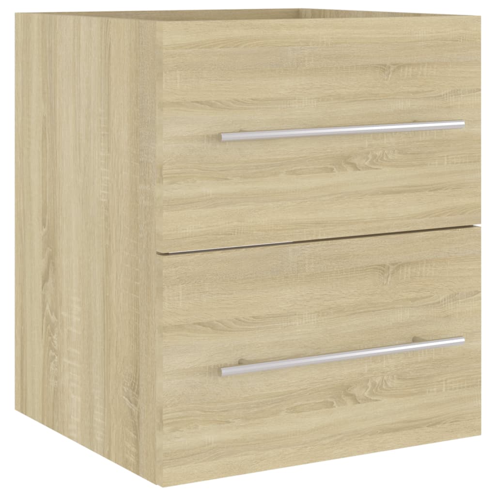 vidaXL Dulap de chiuvetă, stejar Sonoma, 41x38,5x48 cm, PAL vidaXL Dulap de chiuvetă, stejar Sonoma, 41x38,5x48 cm, PAL