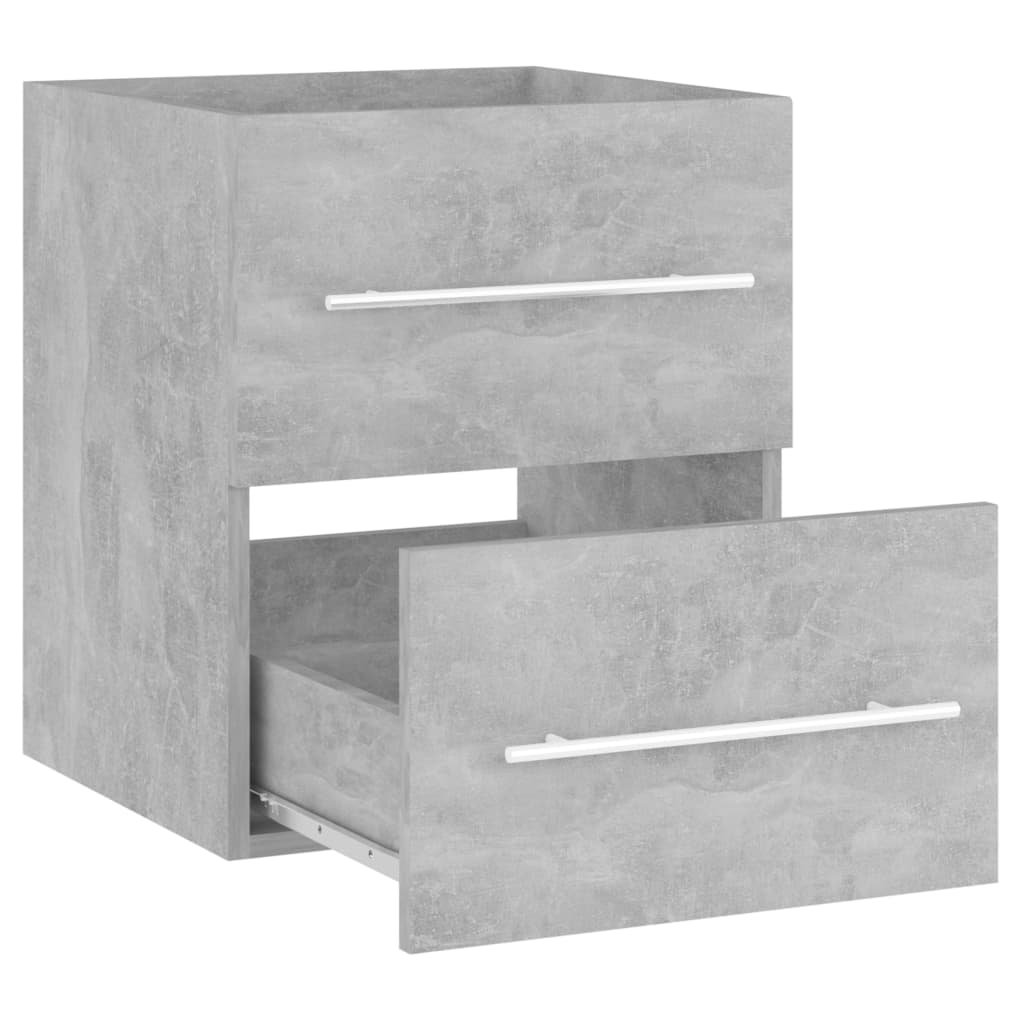 vidaXL Dulap de chiuvetă, gri beton, 41x38,5x48 cm , PAL vidaXL Dulap de chiuvetă, gri beton, 41x38,5x48 cm , PAL