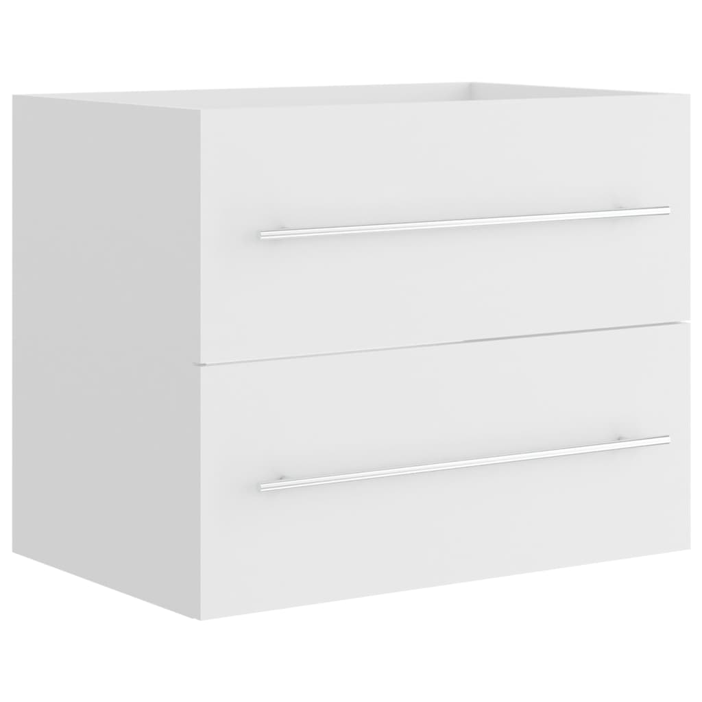 vidaXL Dulap de chiuvetă, alb, 60x38,5x48 cm, PAL vidaXL Dulap de chiuvetă, alb, 60x38,5x48 cm, PAL