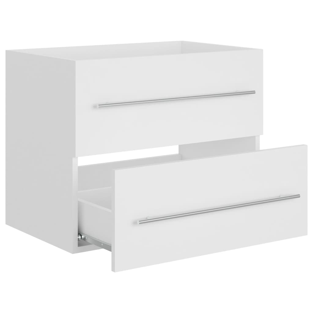 vidaXL Dulap de chiuvetă, alb, 60x38,5x48 cm, PAL vidaXL Dulap de chiuvetă, alb, 60x38,5x48 cm, PAL