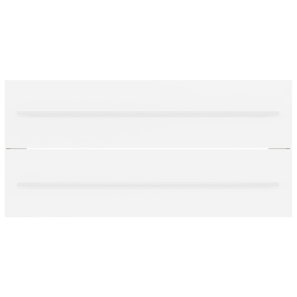 vidaXL Dulap de chiuvetă, alb, 100x38,5x48 cm, lemn prelucrat vidaXL Dulap de chiuvetă, alb, 100x38,5x48 cm, lemn prelucrat