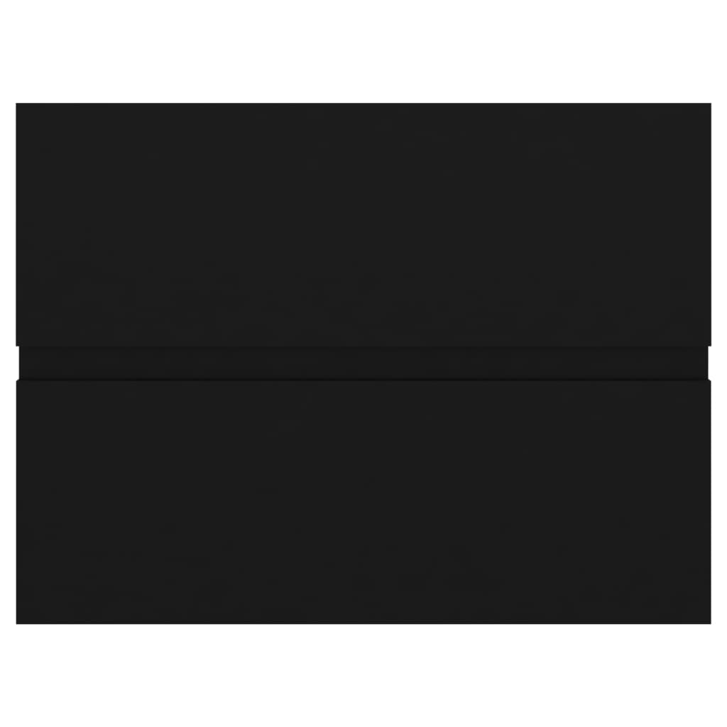 vidaXL Mască de chiuvetă, negru, 60 x 38,5 x 45 cm, PAL vidaXL Mască de chiuvetă, negru, 60 x 38,5 x 45 cm, PAL