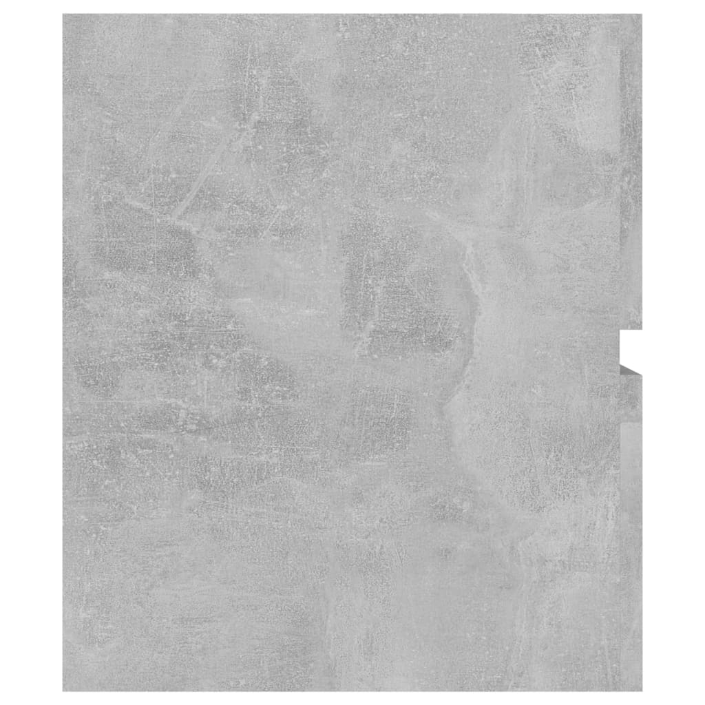 vidaXL Dulap de chiuvetă, gri beton, 90x38,5x45 cm, lemn prelucrat