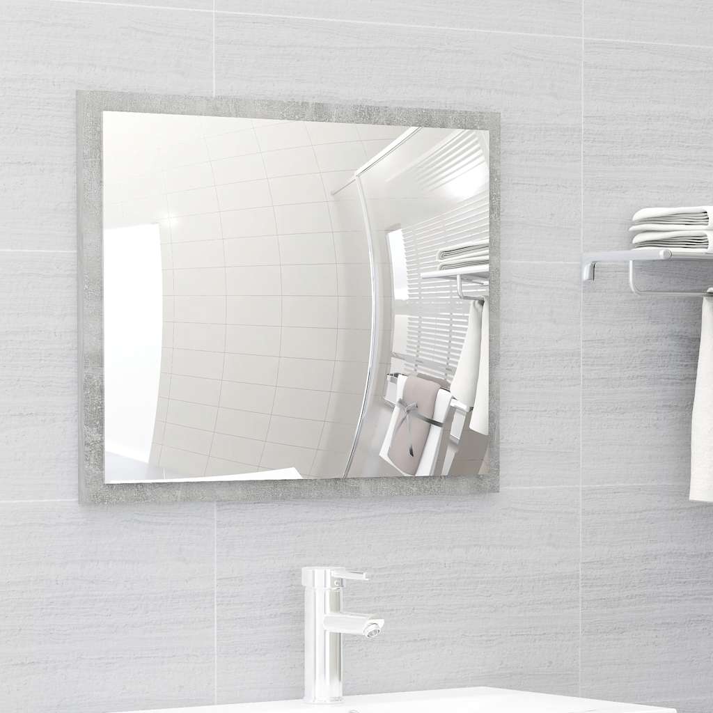 vidaXL Set mobilier de baie, 2 piese, gri beton, PAL vidaXL Set mobilier de baie, 2 piese, gri beton, PAL