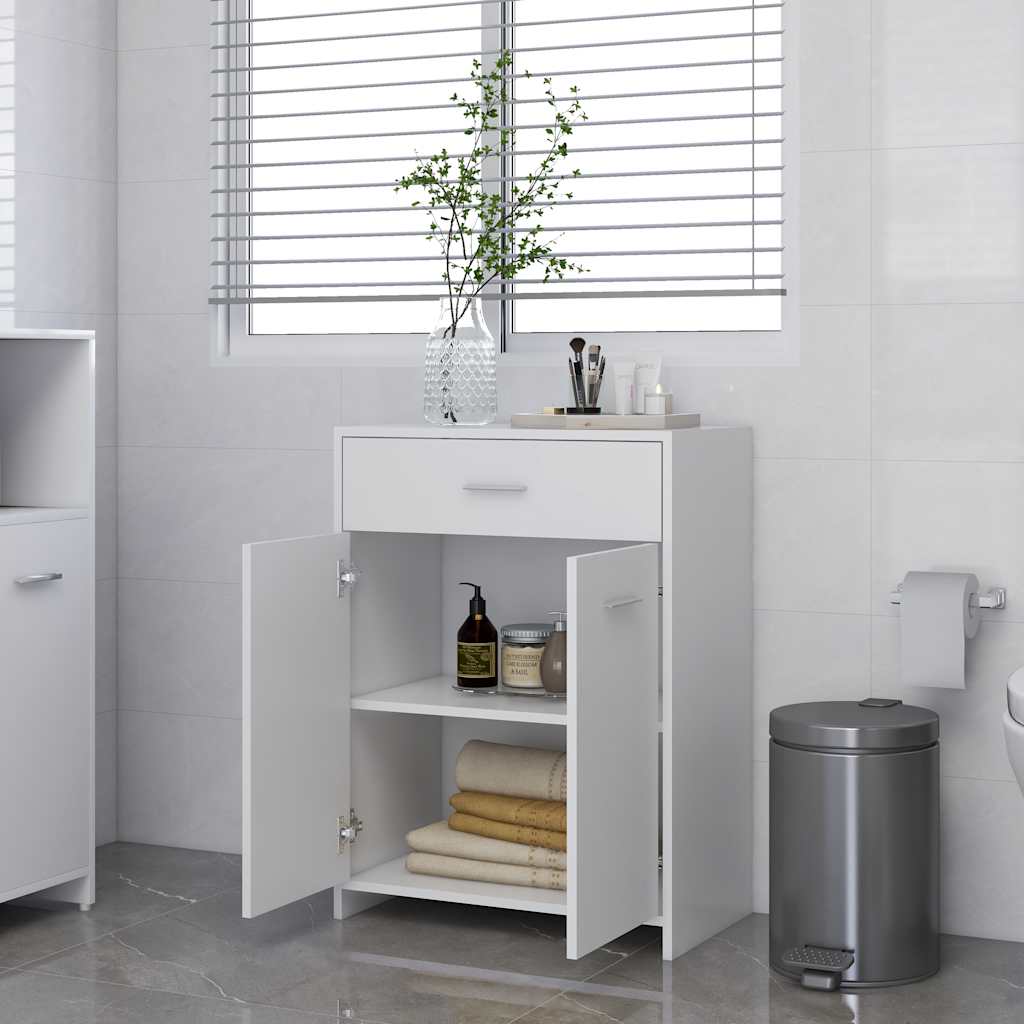 vidaXL Dulap de baie, alb, 60 x 33 x 80 cm, PAL
