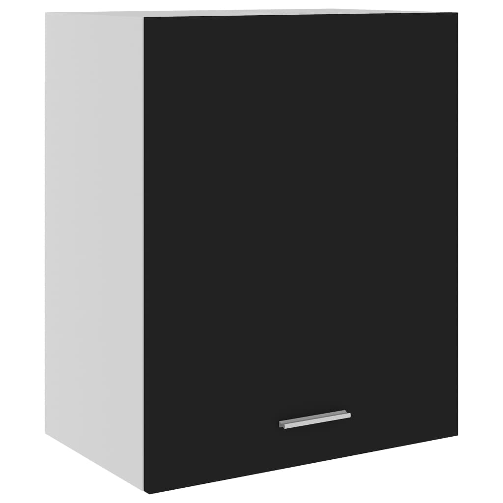 vidaXL Dulapuri suspendate “Lyon”, 2 buc., negru, 50x31x60 cm