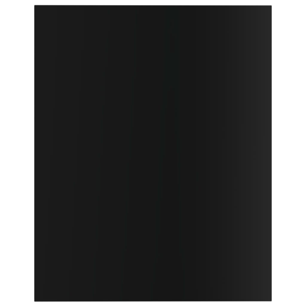 vidaXL Plăci bibliotecă, 8 buc. negru extralucios 40 x 50 x 1,5 cm PAL vidaXL Plăci bibliotecă, 8 buc. negru extralucios 40 x 50 x 1,5 cm PAL