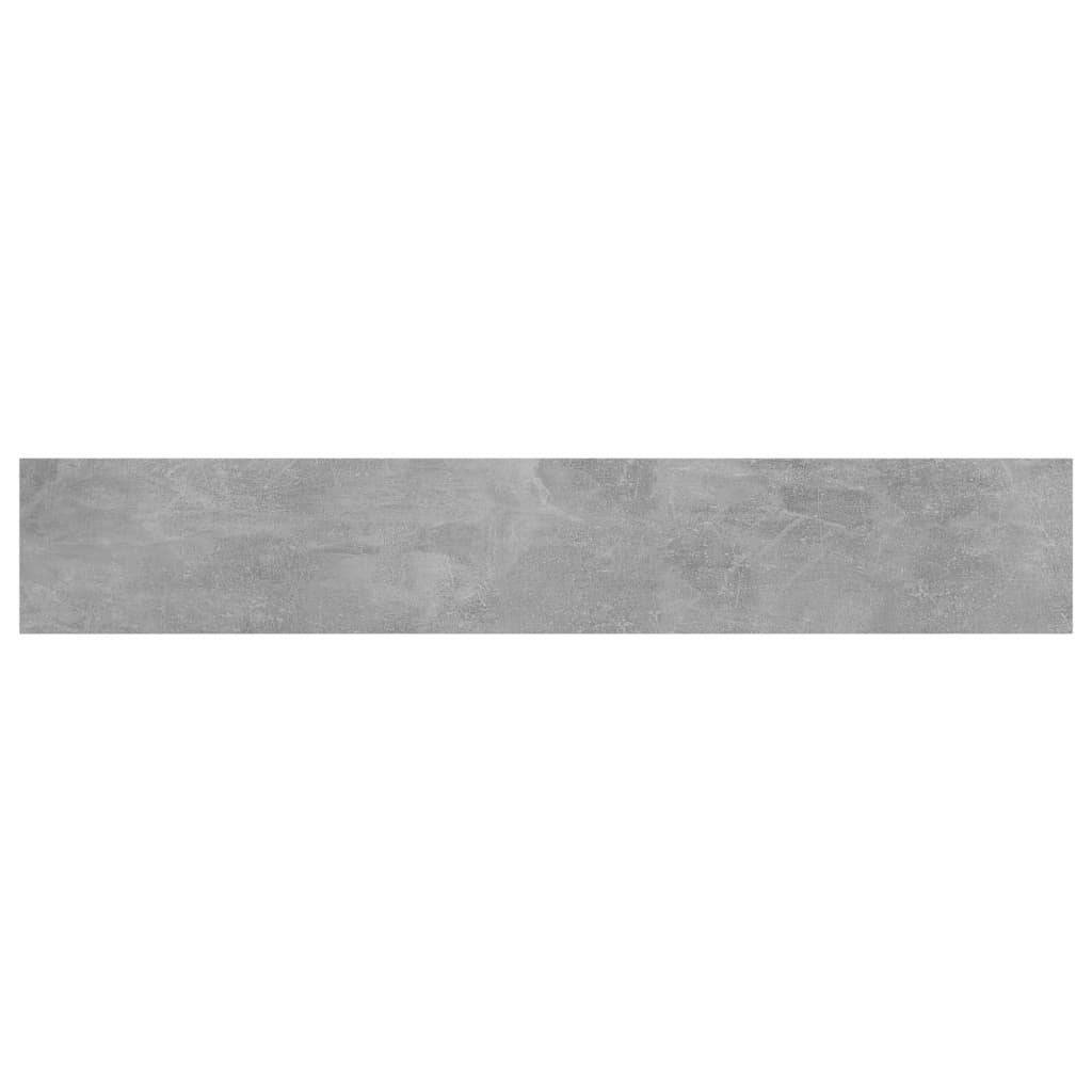 vidaXL Plăci bibliotecă, gri beton, 4 buc, 60 x 10 x 1,5 cm, PAL vidaXL Plăci bibliotecă, gri beton, 4 buc, 60 x 10 x 1,5 cm, PAL