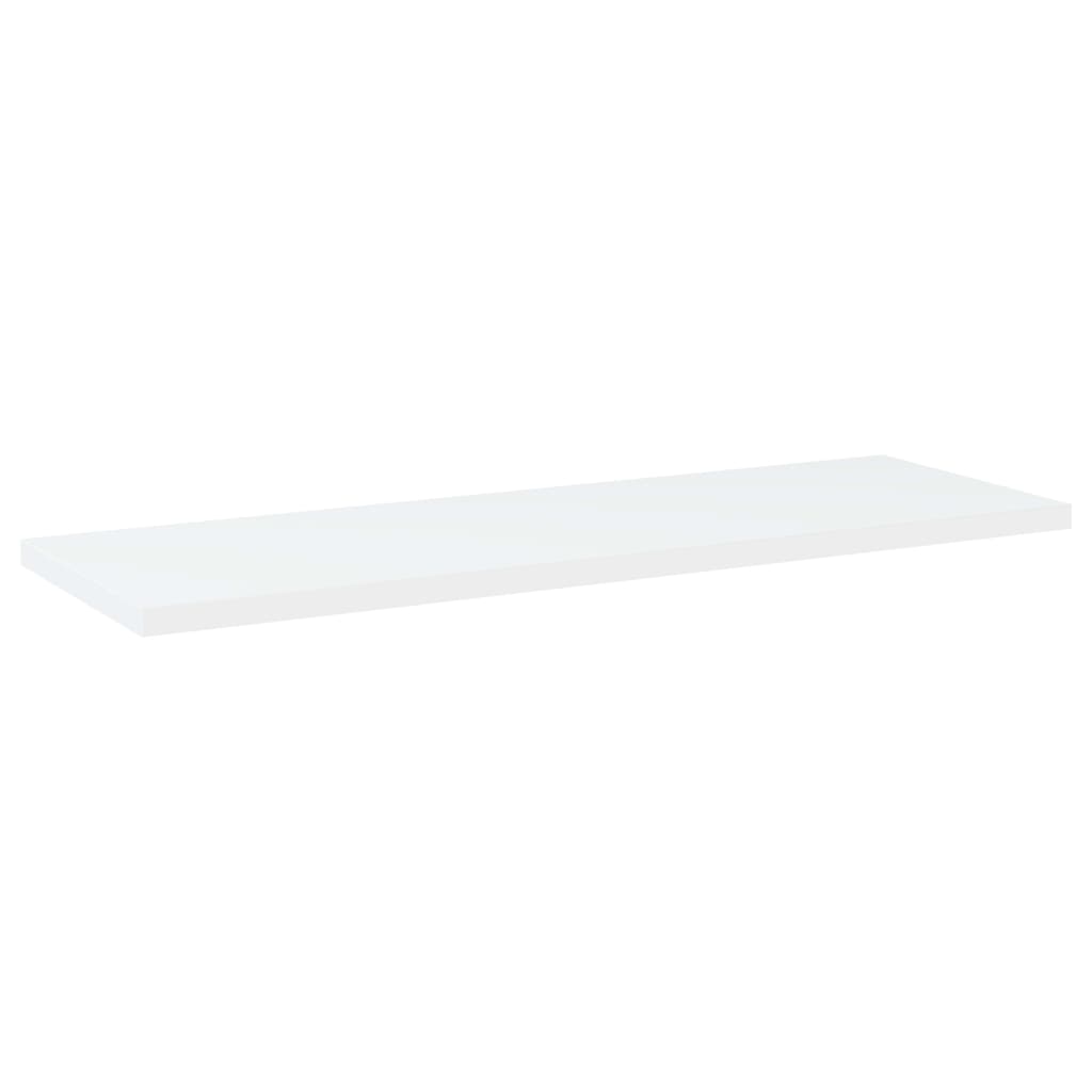 vidaXL Plăci bibliotecă, 4 buc., alb, 60 x 20 x 1,5 cm, PAL