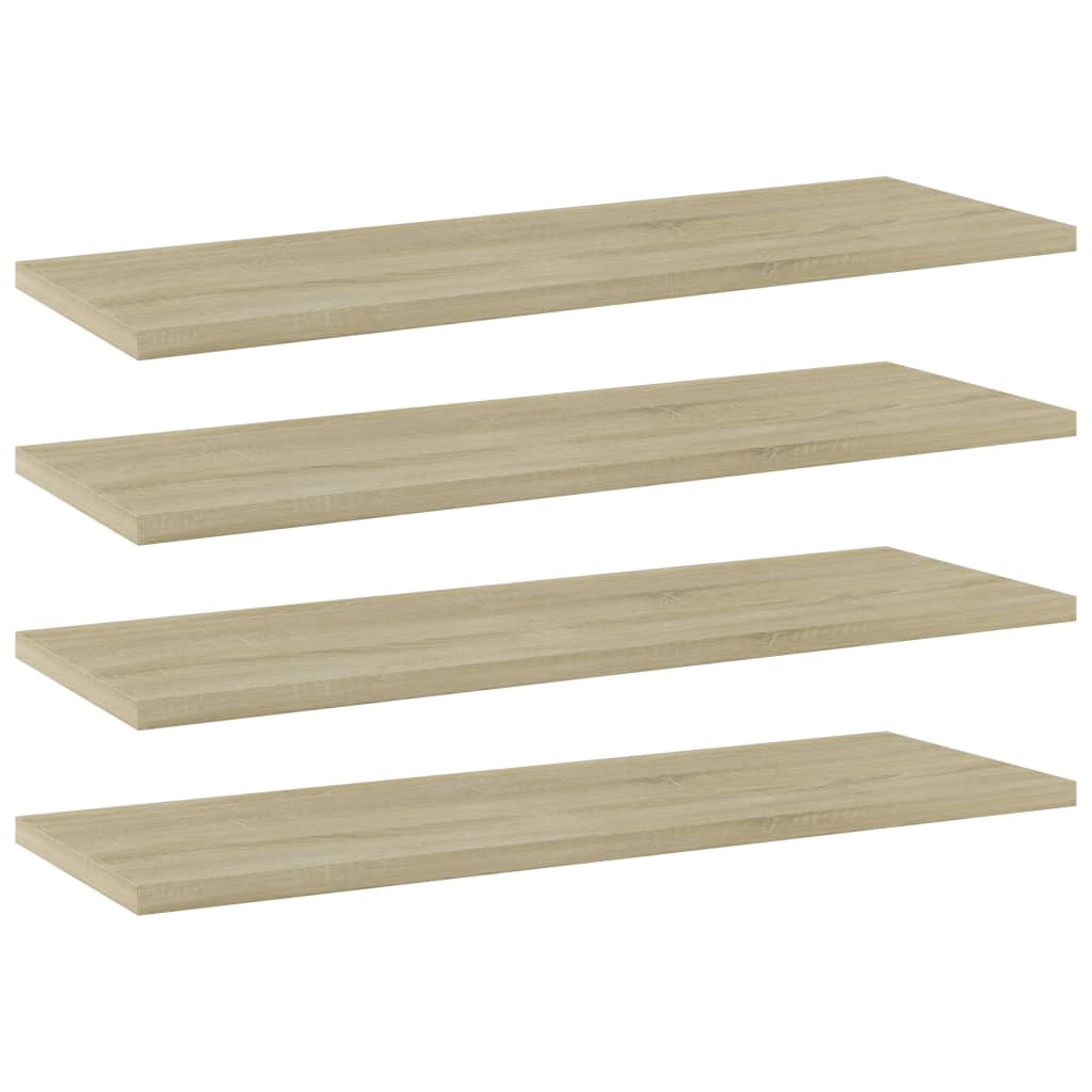 vidaXL Plăci bibliotecă, stejar sonoma, 4 buc, 60 x 20 x 1,5 cm, PAL vidaXL Plăci bibliotecă, stejar sonoma, 4 buc, 60 x 20 x 1,5 cm, PAL