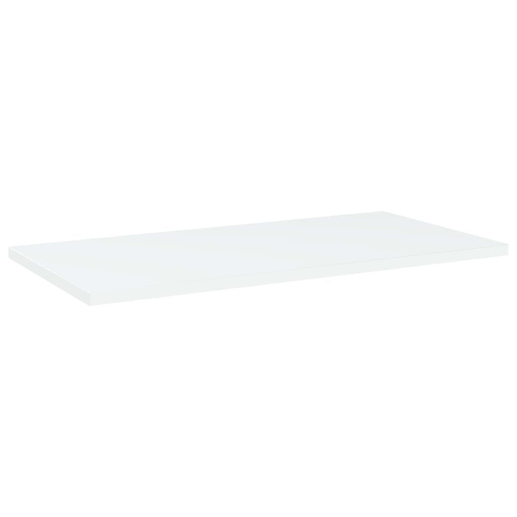vidaXL Plăci bibliotecă, 4 buc., alb, 60 x 30 x 1,5 cm, PAL
