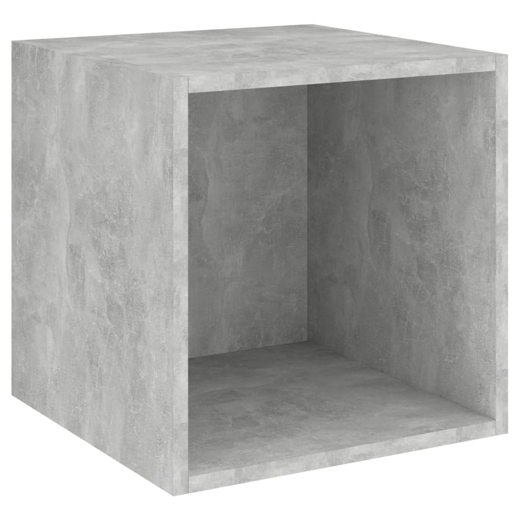 vidaXL Dulap de perete, gri beton, 37x37x37 cm, PAL vidaXL Dulap de perete, gri beton, 37x37x37 cm, PAL