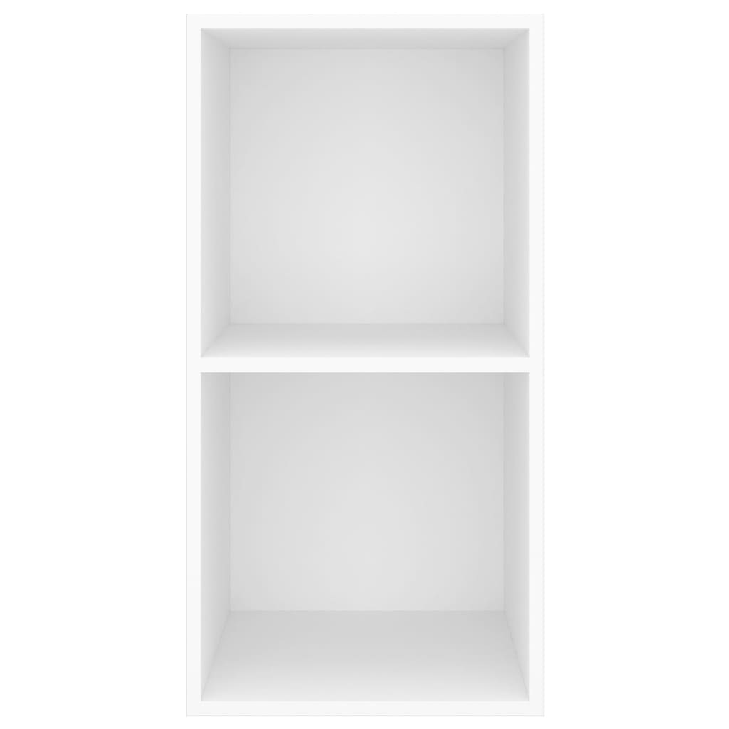 vidaXL Dulap TV montat pe perete, alb, 37x37x72 cm, lemn prelucrat