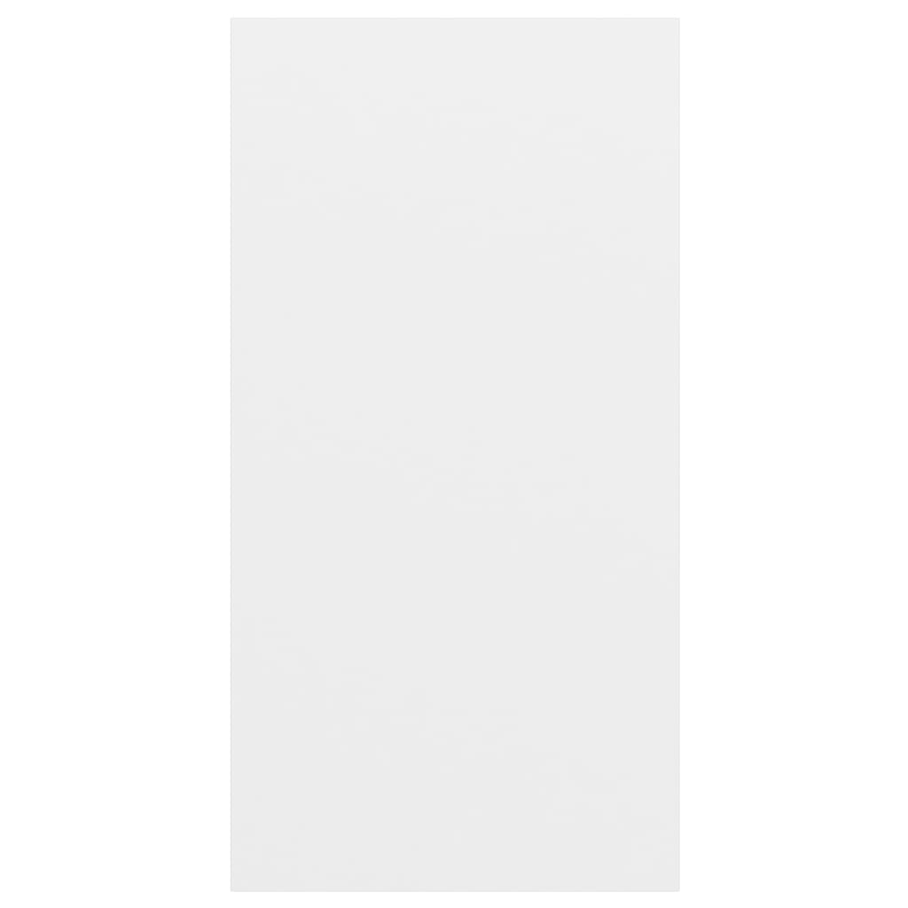 vidaXL Dulap TV montat pe perete, alb, 37x37x72 cm, lemn prelucrat