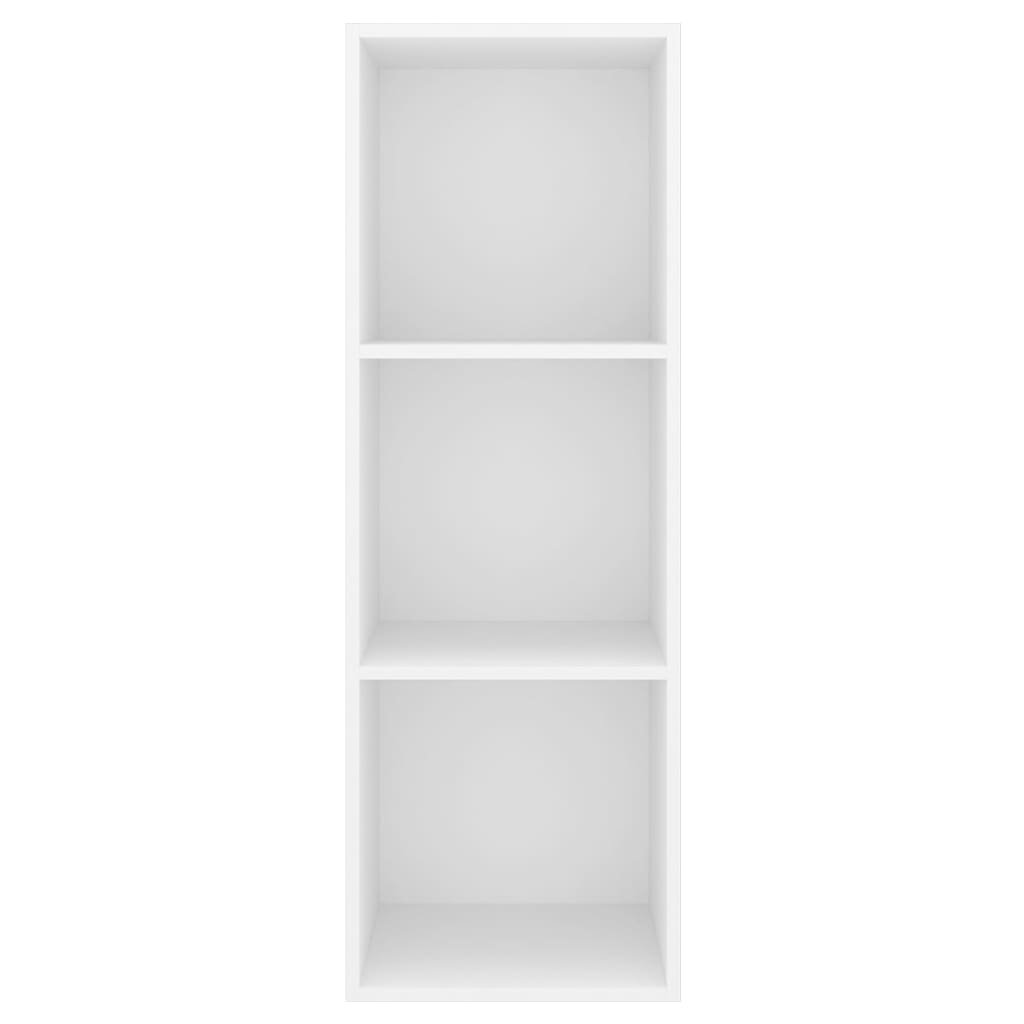 vidaXL Dulap TV montat pe perete, alb, 37x37x107 cm, PAL