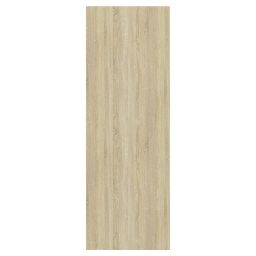 vidaXL Dulap TV montat pe perete, stejar Sonoma, 37x37x107 cm, PAL