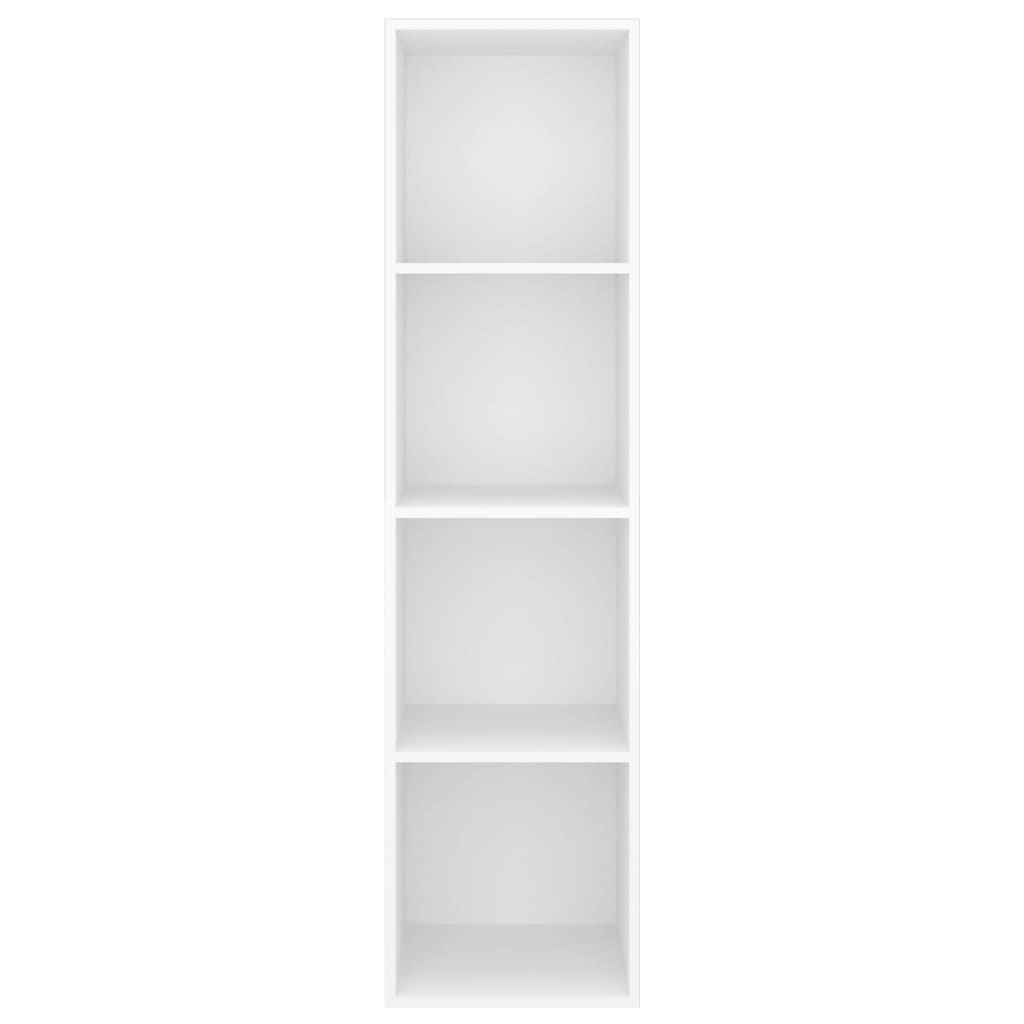 vidaXL Dulap TV montat pe perete, alb, 37x37x142,5 cm, PAL