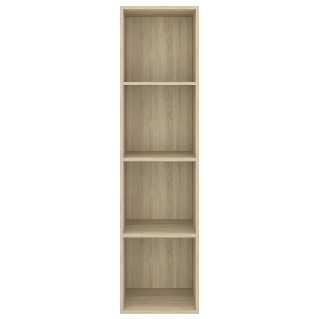 vidaXL Dulap TV montat pe perete, stejar Sonoma, 37x37x142,5 cm, PAL