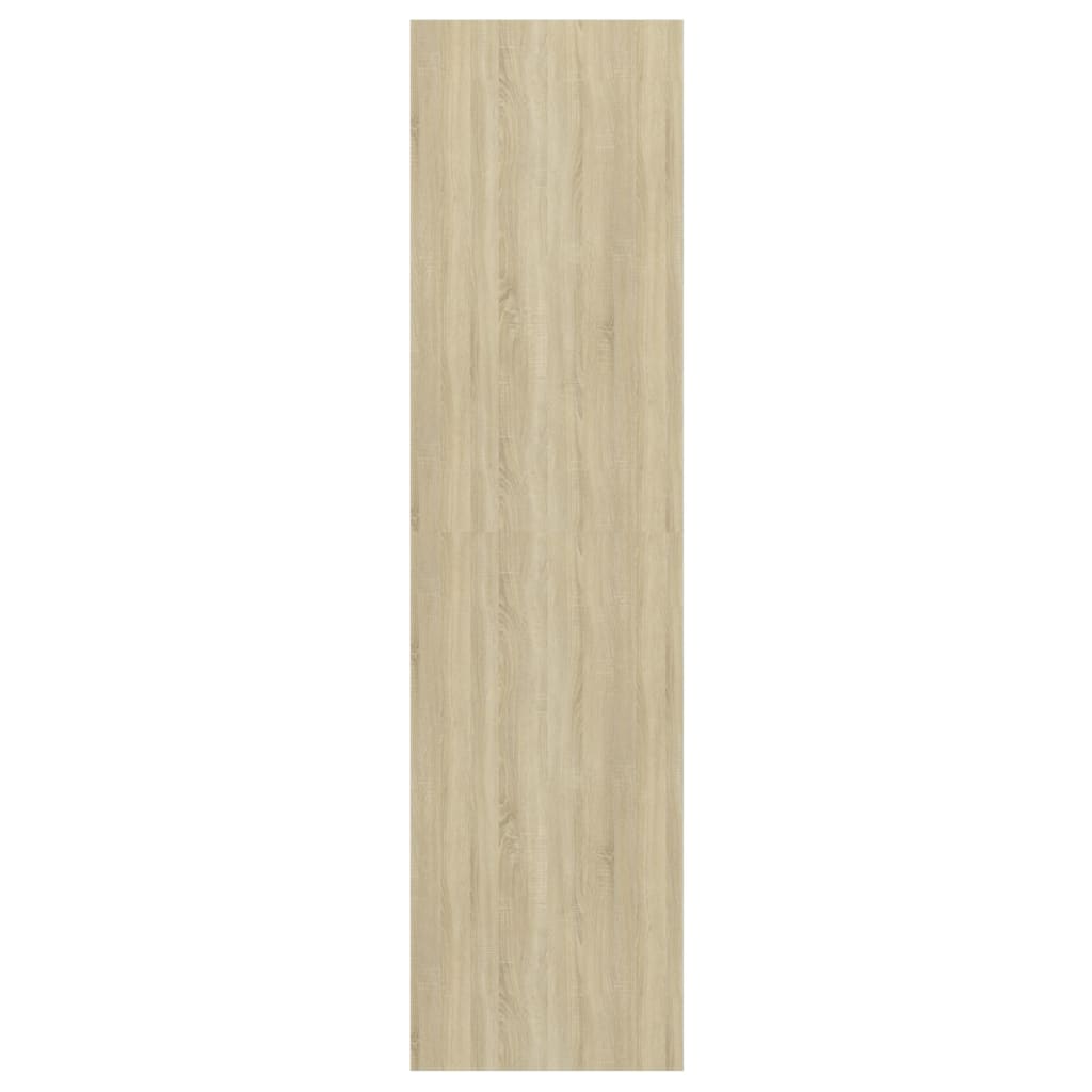 vidaXL Dulap TV montat pe perete, stejar Sonoma, 37x37x142,5 cm, PAL