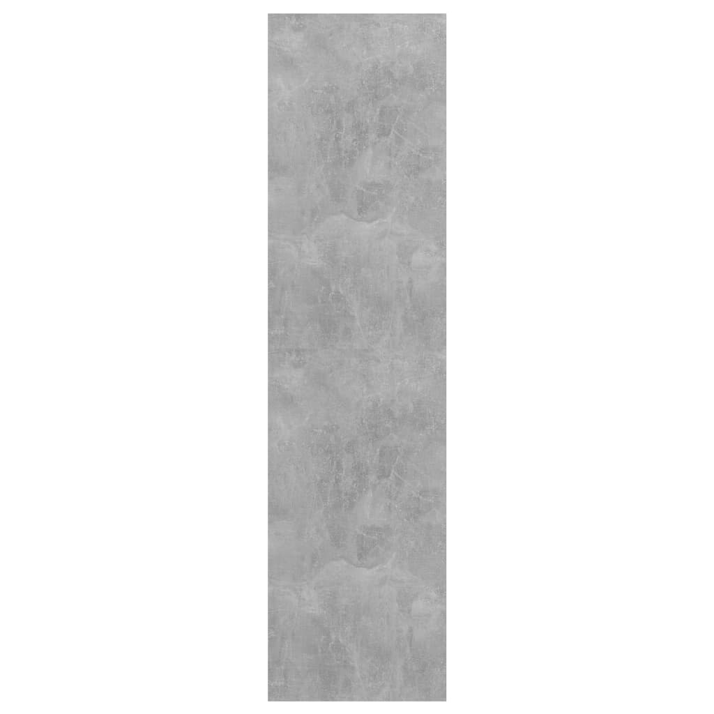 vidaXL Dulap TV montat pe perete, gri beton, 37x37x142,5 cm, PAL