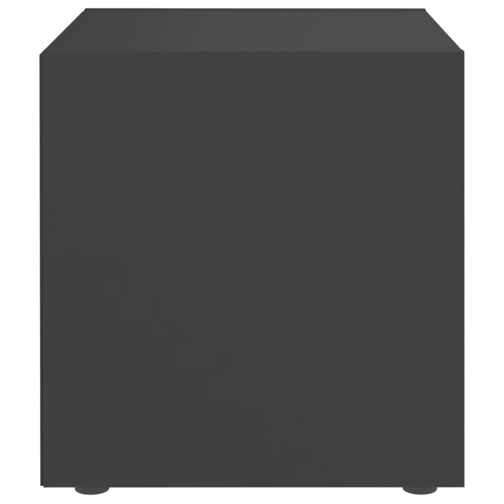 vidaXL Comode TV, 2 buc., gri, 37x35x37 cm, PAL