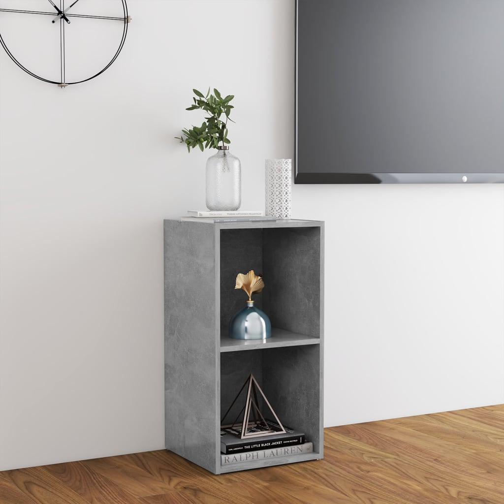 vidaXL Comodă TV, gri beton, 72x35x36,5 cm, PAL vidaXL Comodă TV, gri beton, 72x35x36,5 cm, PAL