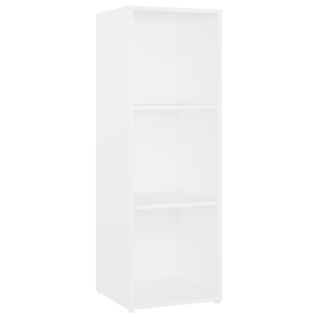 vidaXL Comodă TV, alb, 107x35x37 cm, PAL vidaXL Comodă TV, alb, 107x35x37 cm, PAL