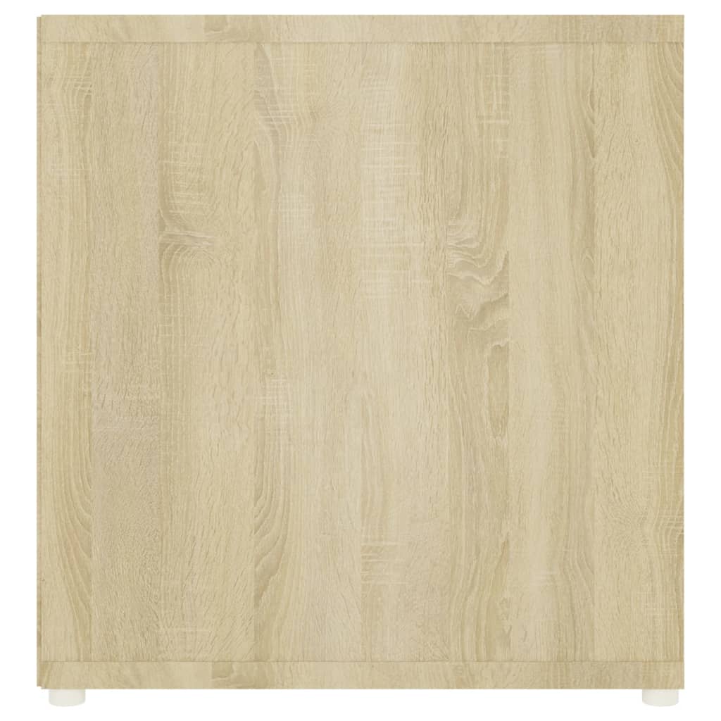 vidaXL Comodă TV, stejar sonoma, 107x35x37 cm, PAL vidaXL Comodă TV, stejar sonoma, 107x35x37 cm, PAL