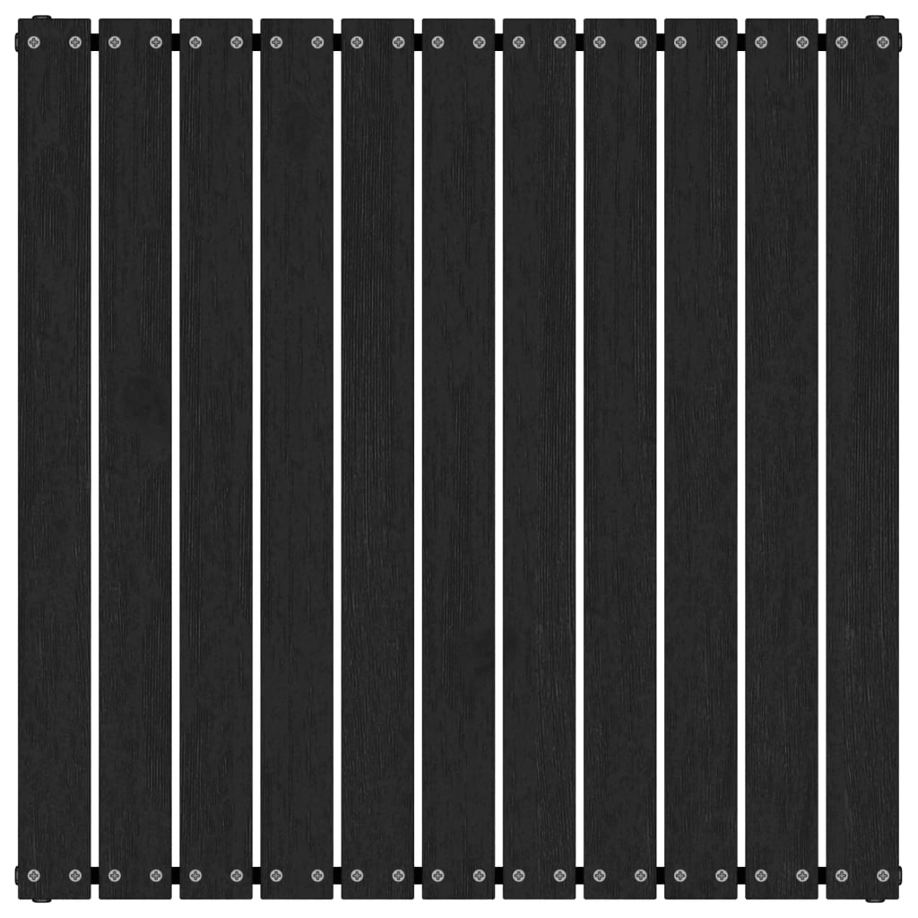 vidaXL Taburet de grădină, negru, 70x70x30 cm, lemn masiv de pin vidaXL Taburet de grădină, negru, 70x70x30 cm, lemn masiv de pin