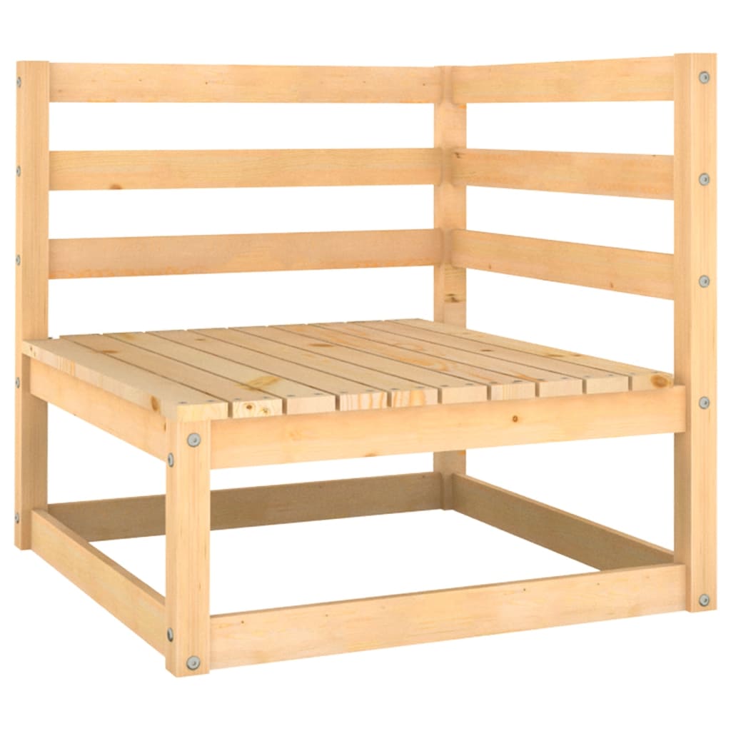 vidaXL Set mobilier de grădină cu perne, 2 piese, lemn masiv de pin vidaXL Set mobilier de grădină cu perne, 2 piese, lemn masiv de pin
