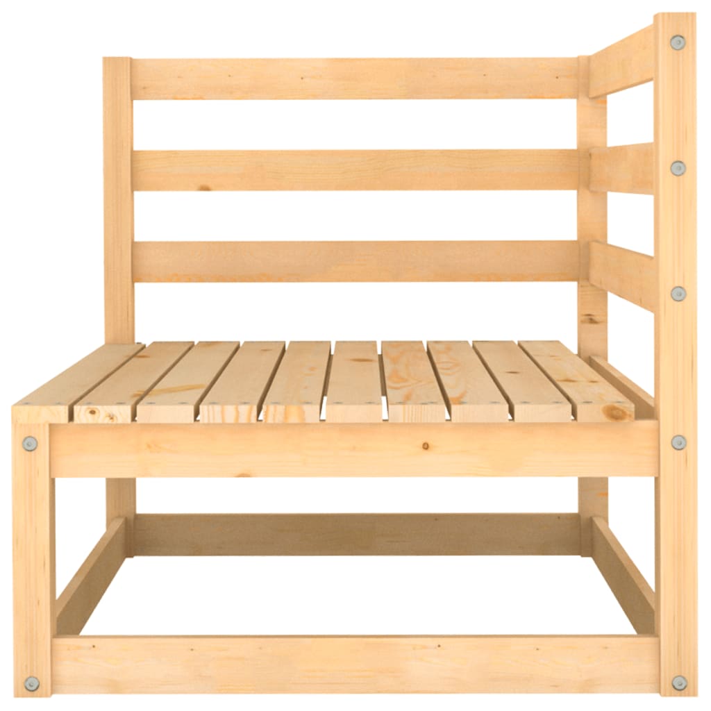 vidaXL Set mobilier de grădină cu perne, 2 piese, lemn masiv de pin vidaXL Set mobilier de grădină cu perne, 2 piese, lemn masiv de pin
