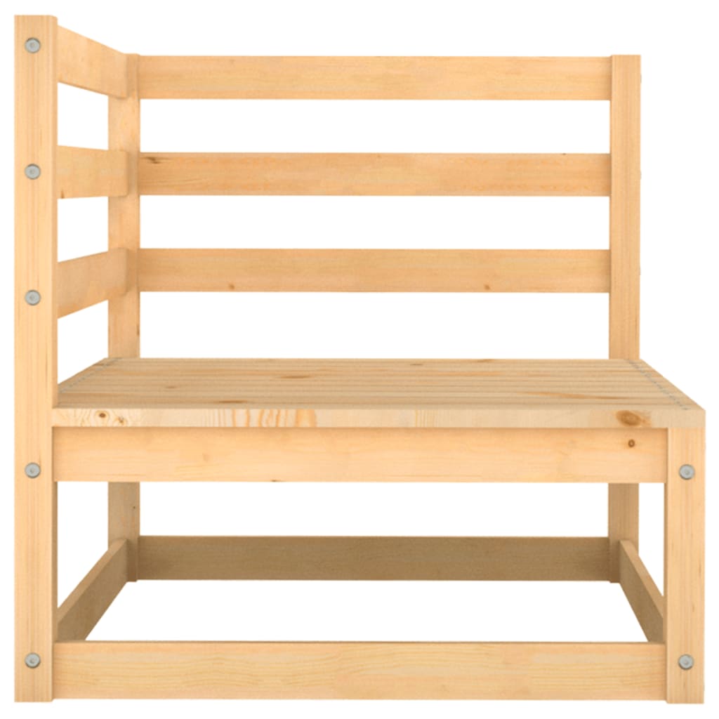 vidaXL Set mobilier de grădină cu perne, 2 piese, lemn masiv de pin vidaXL Set mobilier de grădină cu perne, 2 piese, lemn masiv de pin