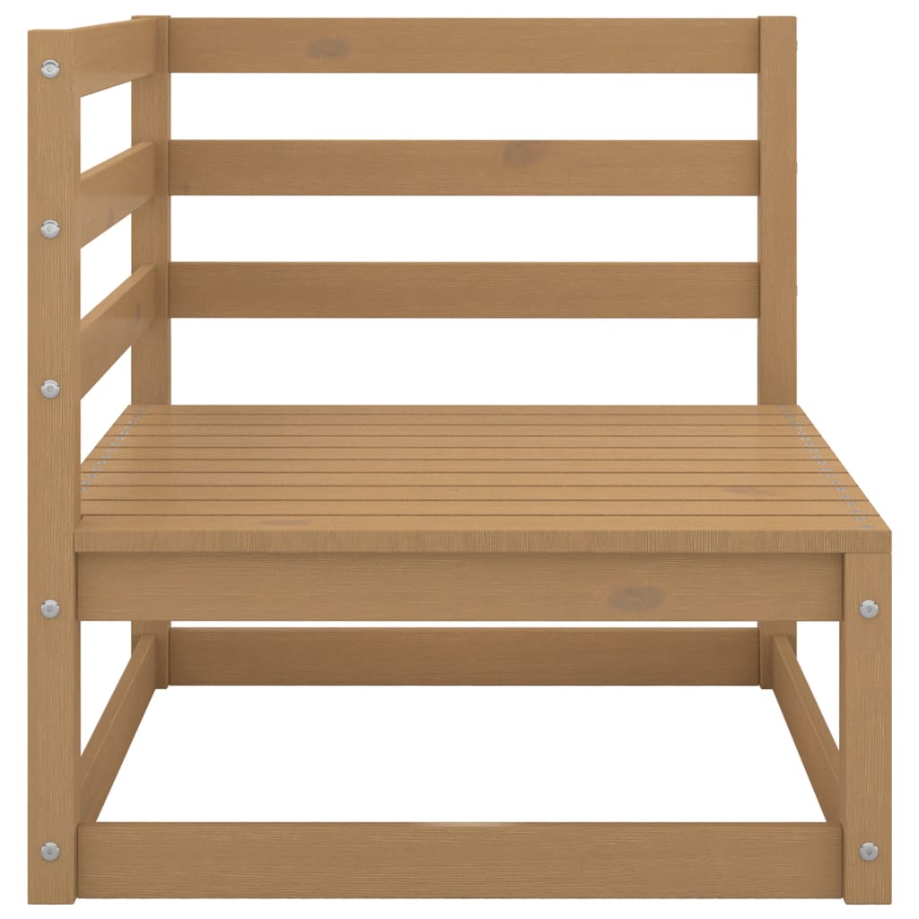 vidaXL Set mobilier grădină&perne 2 piese, maro miere lemn masiv pin vidaXL Set mobilier grădină&perne 2 piese, maro miere lemn masiv pin