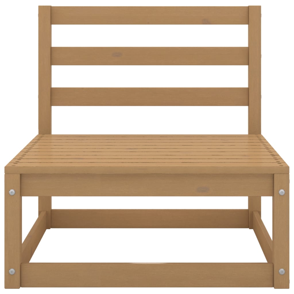 vidaXL Set mobilier grădină&perne 2 piese, maro miere lemn masiv pin vidaXL Set mobilier grădină&perne 2 piese, maro miere lemn masiv pin
