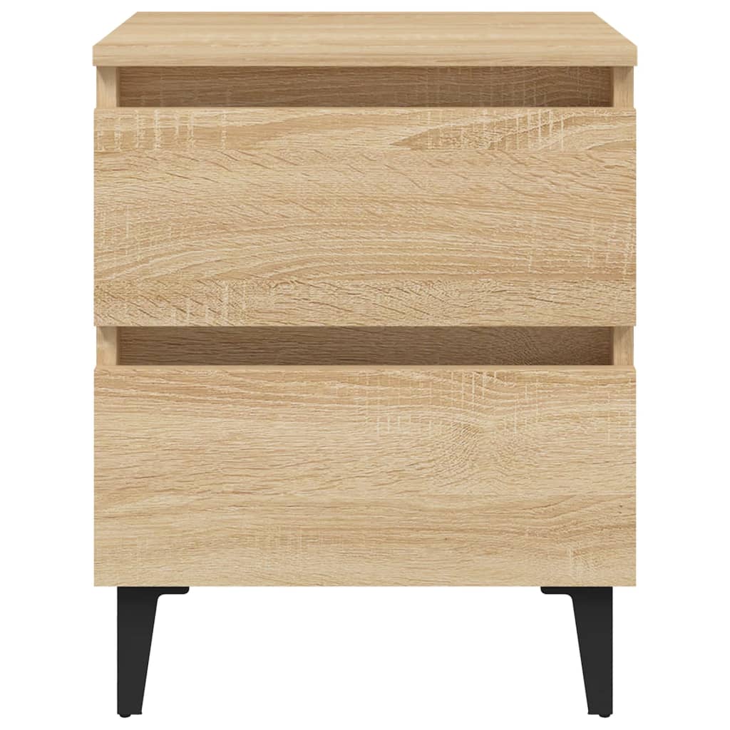 vidaXL Noptiere, 2 buc., stejar sonoma, 40x35x50 cm, lemn prelucrat vidaXL Noptiere, 2 buc., stejar sonoma, 40x35x50 cm, lemn prelucrat