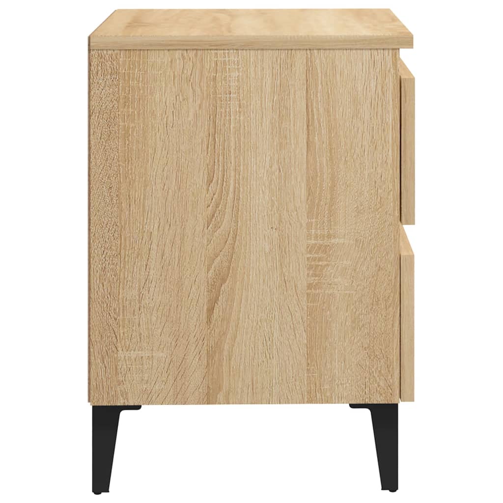 vidaXL Noptiere, 2 buc., stejar sonoma, 40x35x50 cm, lemn prelucrat vidaXL Noptiere, 2 buc., stejar sonoma, 40x35x50 cm, lemn prelucrat