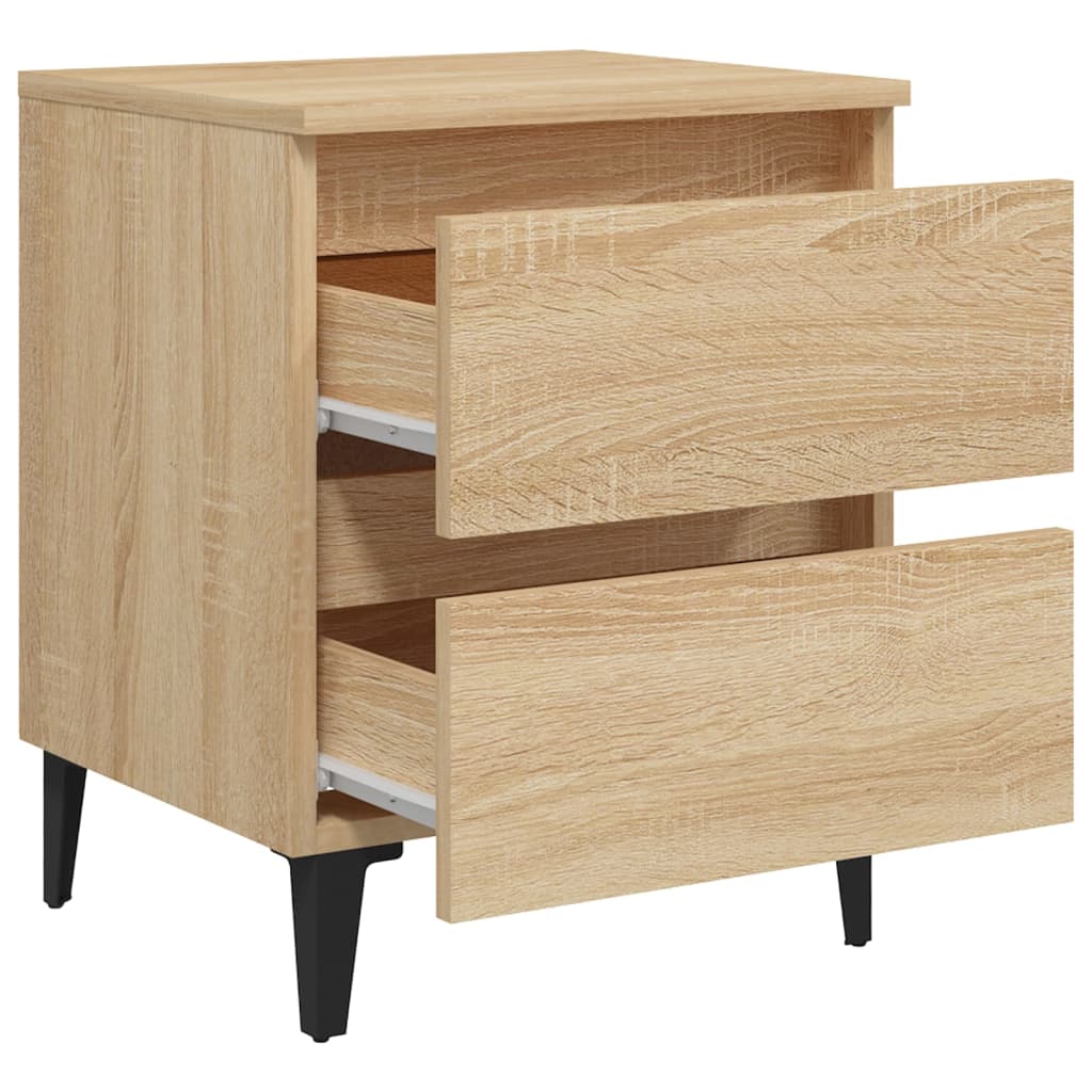 vidaXL Noptiere, 2 buc., stejar sonoma, 40x35x50 cm, lemn prelucrat vidaXL Noptiere, 2 buc., stejar sonoma, 40x35x50 cm, lemn prelucrat