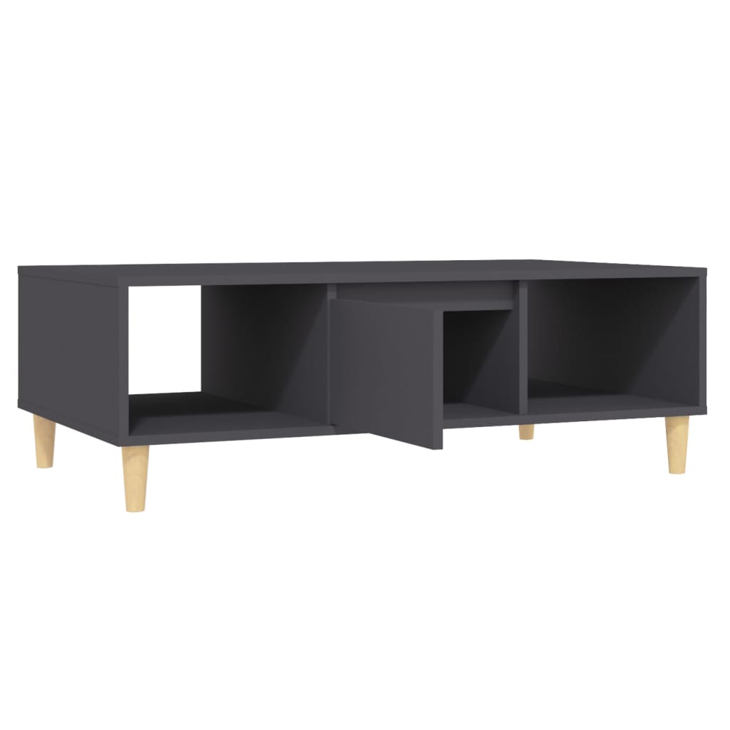 vidaXL Măsuță de cafea, gri, 103,5x60x35 cm, lemn prelucrat vidaXL Măsuță de cafea, gri, 103,5x60x35 cm, lemn prelucrat