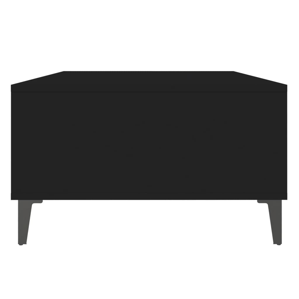 vidaXL Măsuță de cafea, negru, 103,5x60x35 cm, lemn prelucrat