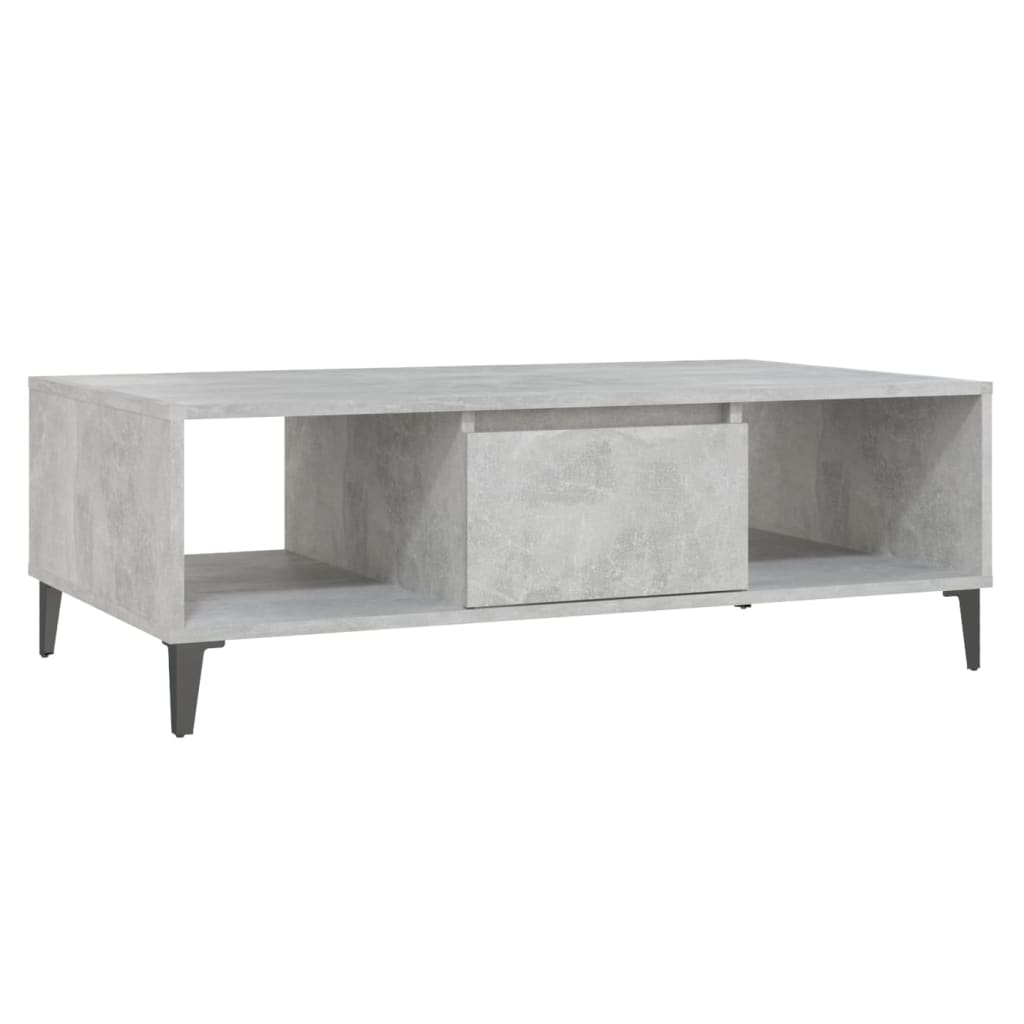 vidaXL Măsuță de cafea, gri beton, 103,5x60x35 cm, lemn prelucrat vidaXL Măsuță de cafea, gri beton, 103,5x60x35 cm, lemn prelucrat