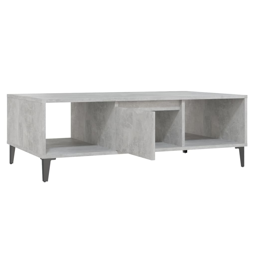 vidaXL Măsuță de cafea, gri beton, 103,5x60x35 cm, lemn prelucrat vidaXL Măsuță de cafea, gri beton, 103,5x60x35 cm, lemn prelucrat