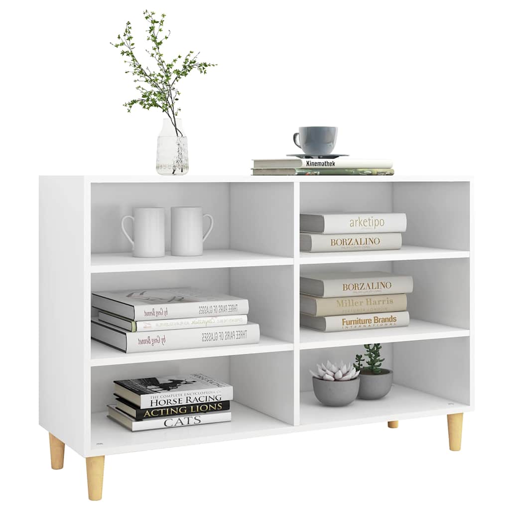 vidaXL Servantă, alb, 103,5x35x70 cm, lemn compozit vidaXL Servantă, alb, 103,5x35x70 cm, lemn compozit