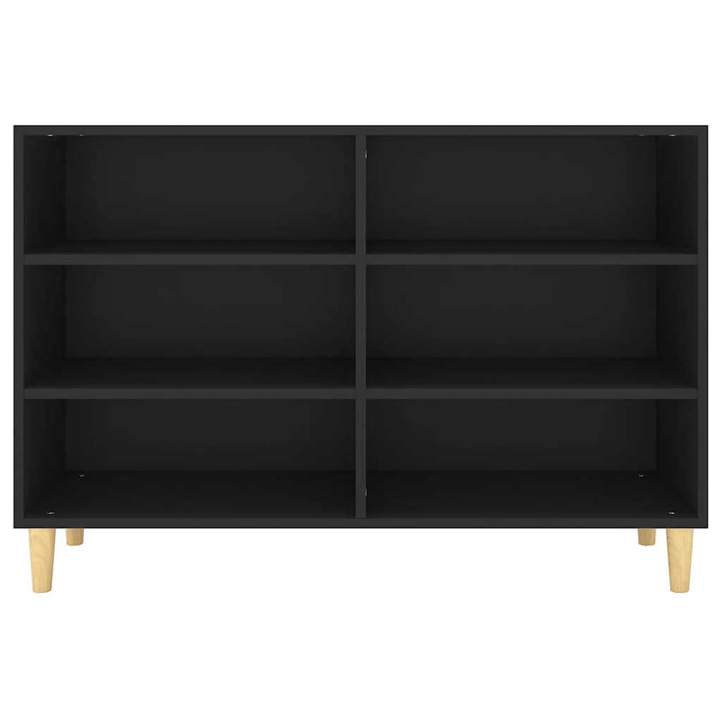 vidaXL Servantă, negru, 103,5x35x70 cm, lemn compozit vidaXL Servantă, negru, 103,5x35x70 cm, lemn compozit