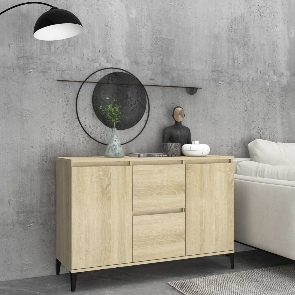 vidaXL Servantă, stejar sonoma, 104x35x70 cm, PAL vidaXL Servantă, stejar sonoma, 104x35x70 cm, PAL