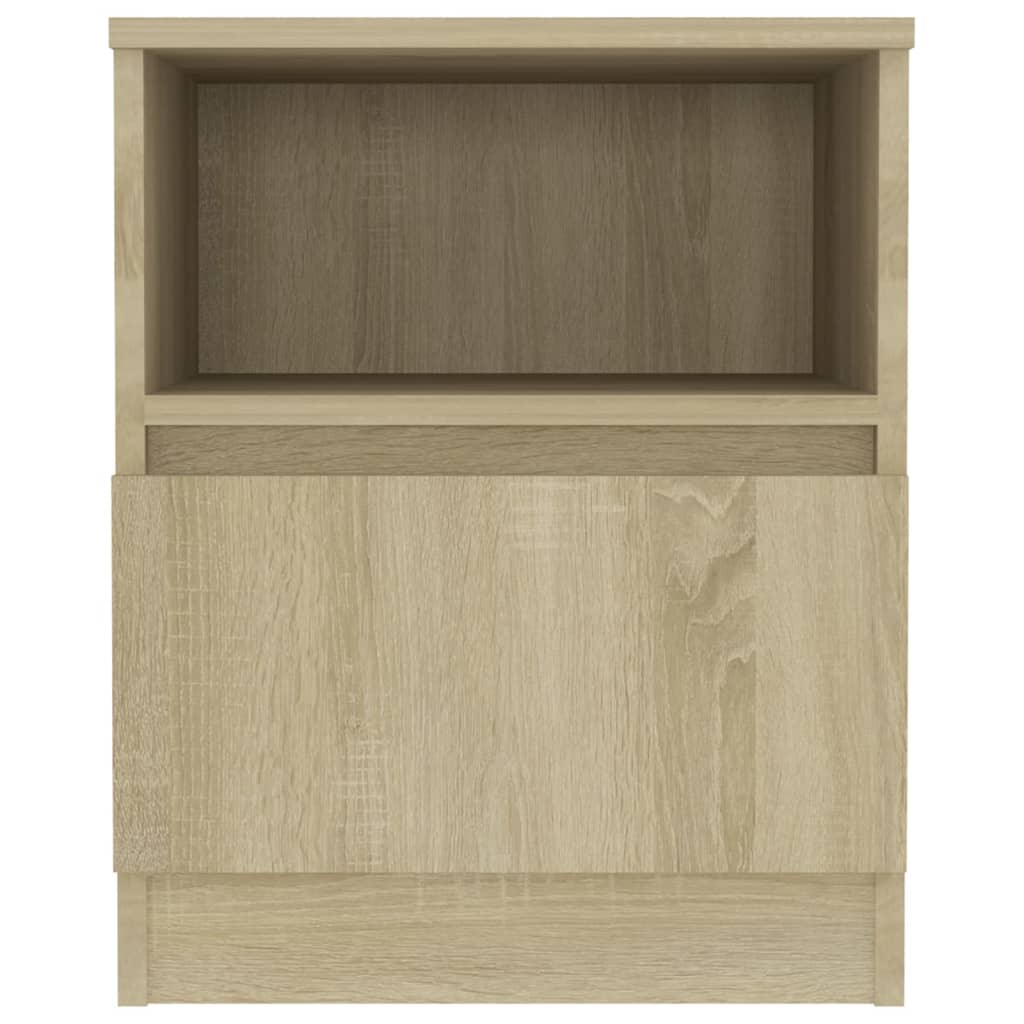 vidaXL Noptiere, 2 buc., stejar sonoma, 40x40x50 cm, PAL vidaXL Noptiere, 2 buc., stejar sonoma, 40x40x50 cm, PAL