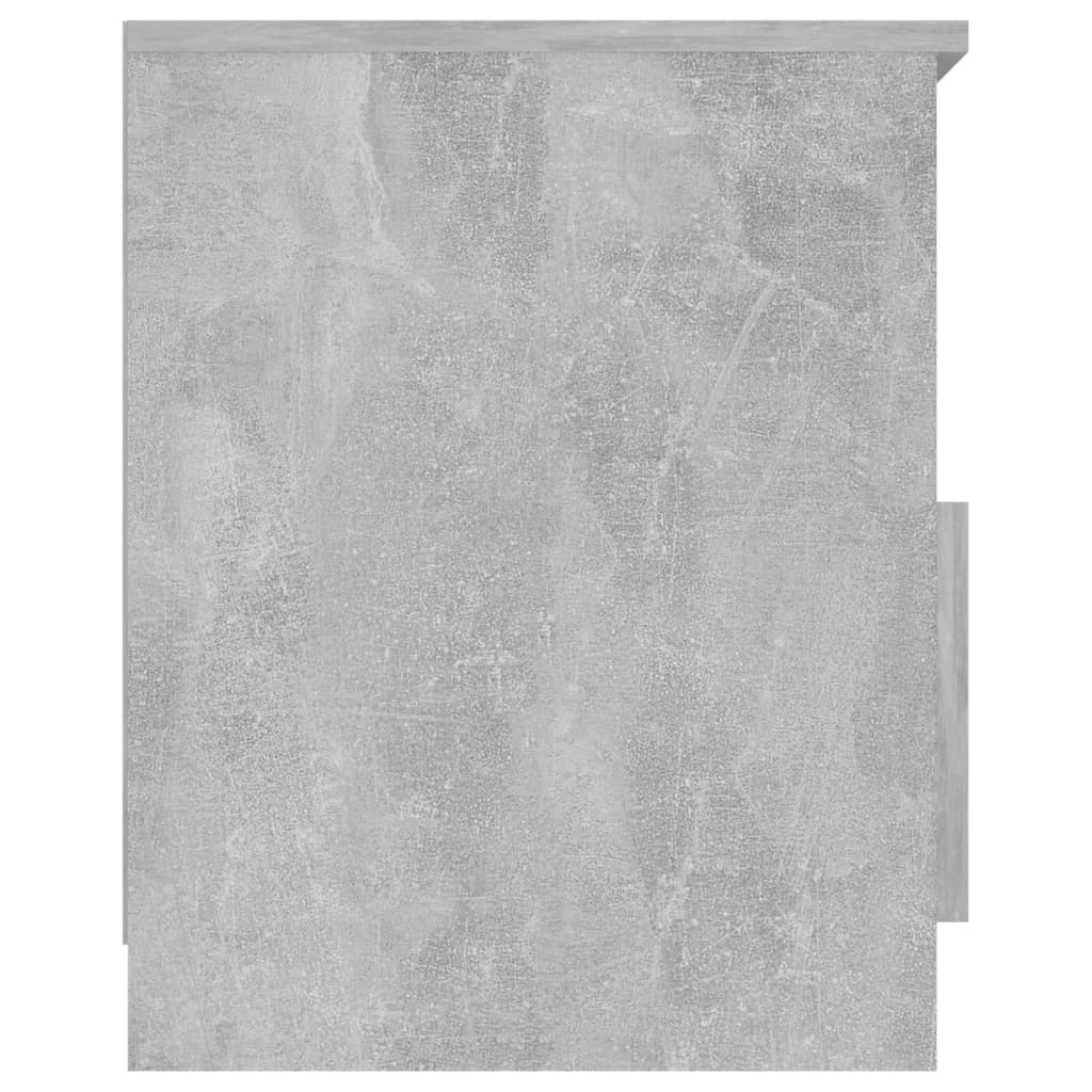 vidaXL Noptieră, gri beton, 40x40x50 cm ,PAL