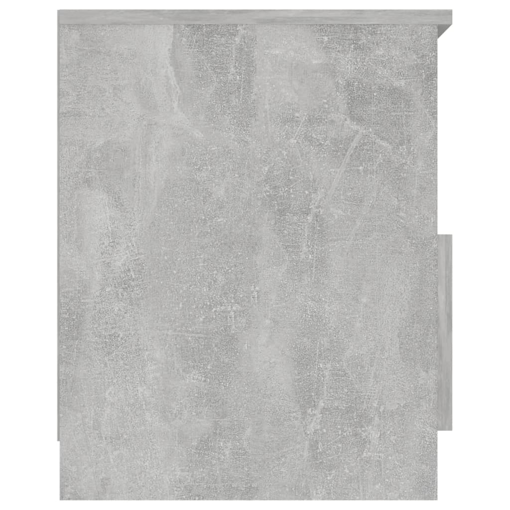 vidaXL Noptiere, 2 buc., gri beton, 40x40x50 cm, PAL vidaXL Noptiere, 2 buc., gri beton, 40x40x50 cm, PAL