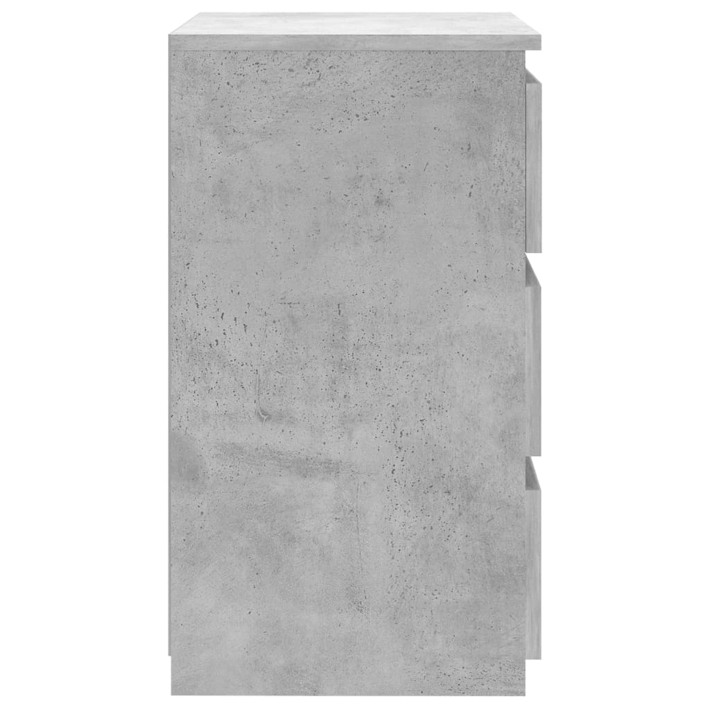 vidaXL Noptiere, 2 buc., gri beton, 40x35x62,5 cm, lemn compozit vidaXL Noptiere, 2 buc., gri beton, 40x35x62,5 cm, lemn compozit