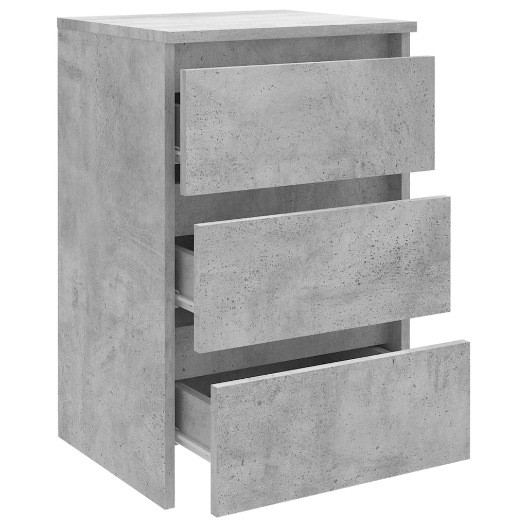 vidaXL Noptiere, 2 buc., gri beton, 40x35x62,5 cm, lemn compozit vidaXL Noptiere, 2 buc., gri beton, 40x35x62,5 cm, lemn compozit
